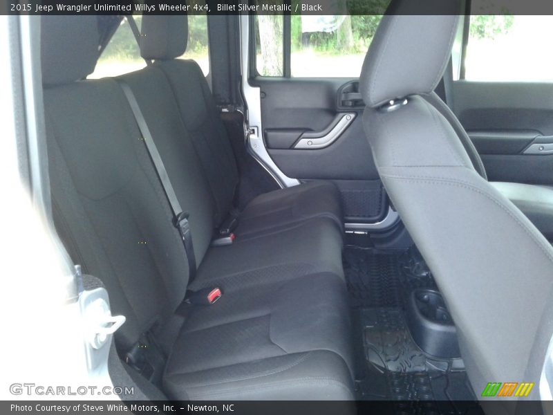 Billet Silver Metallic / Black 2015 Jeep Wrangler Unlimited Willys Wheeler 4x4