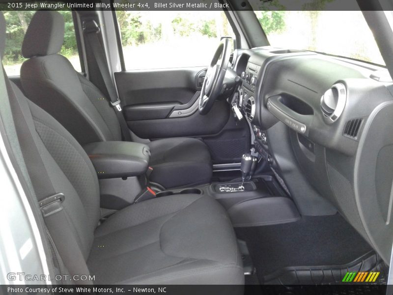 Billet Silver Metallic / Black 2015 Jeep Wrangler Unlimited Willys Wheeler 4x4