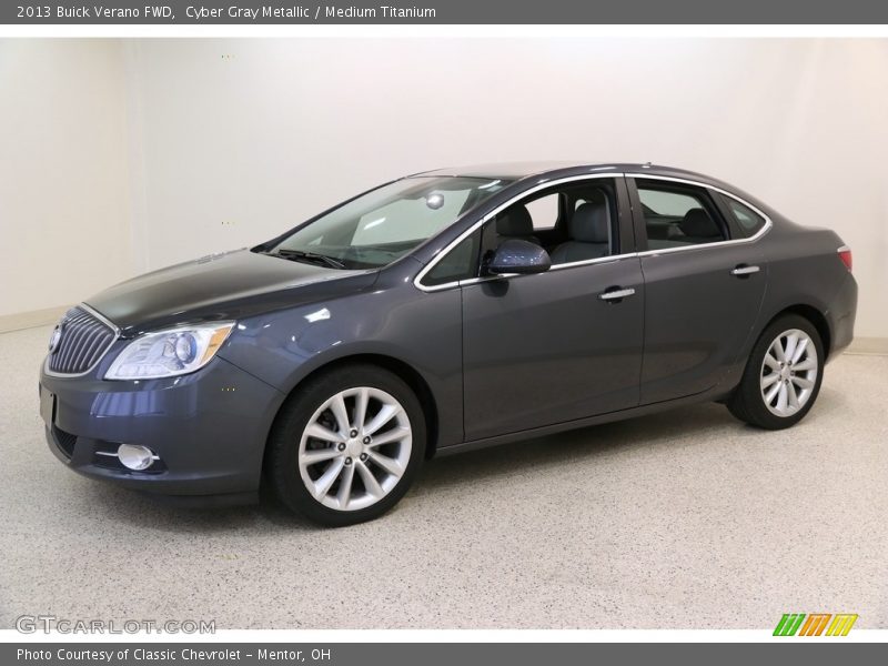 Cyber Gray Metallic / Medium Titanium 2013 Buick Verano FWD