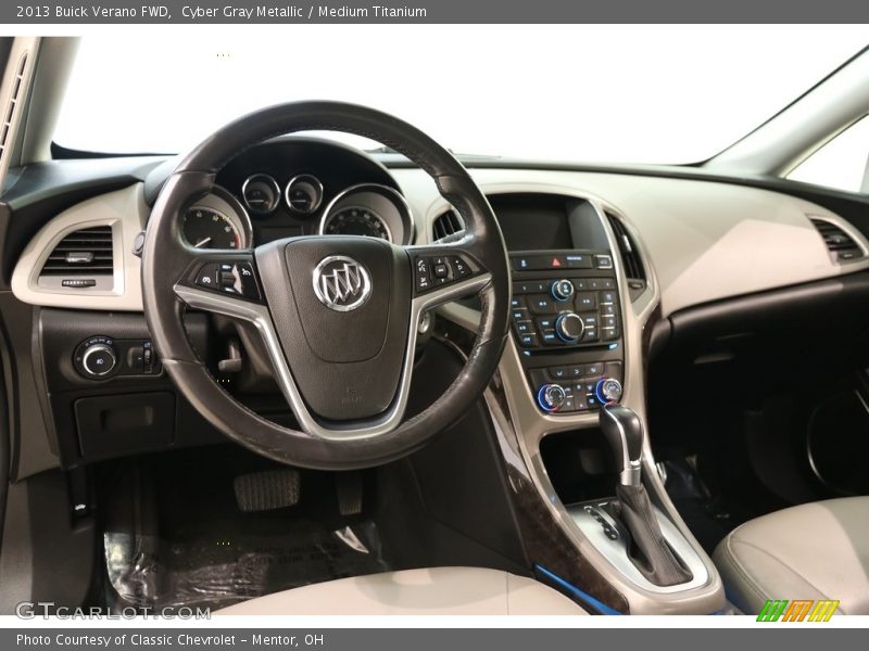 Cyber Gray Metallic / Medium Titanium 2013 Buick Verano FWD