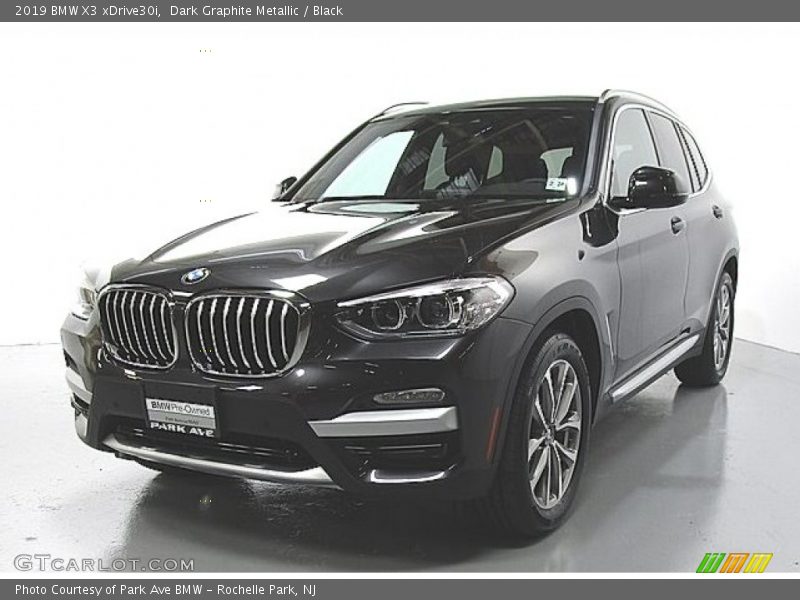 Dark Graphite Metallic / Black 2019 BMW X3 xDrive30i
