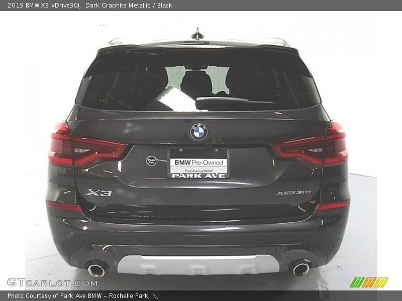 Dark Graphite Metallic / Black 2019 BMW X3 xDrive30i