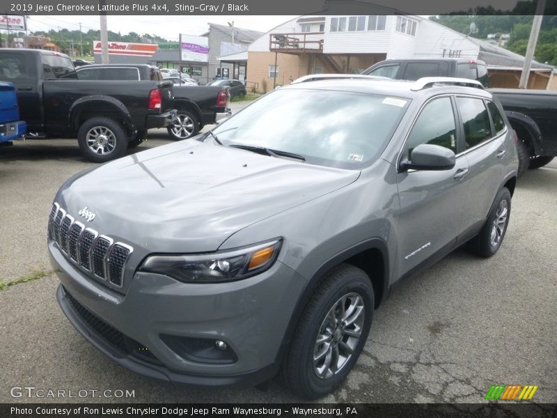 Sting-Gray / Black 2019 Jeep Cherokee Latitude Plus 4x4