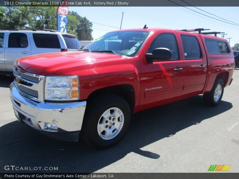 Victory Red / Ebony 2013 Chevrolet Silverado 1500 LT Crew Cab 4x4