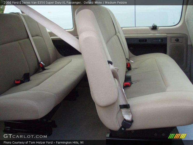 Oxford White / Medium Pebble 2008 Ford E Series Van E350 Super Duty XL Passenger