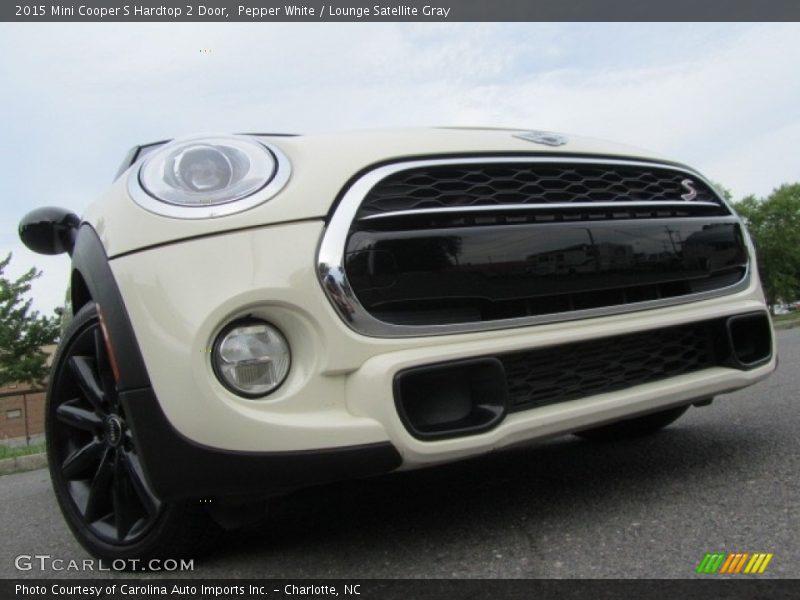 Pepper White / Lounge Satellite Gray 2015 Mini Cooper S Hardtop 2 Door