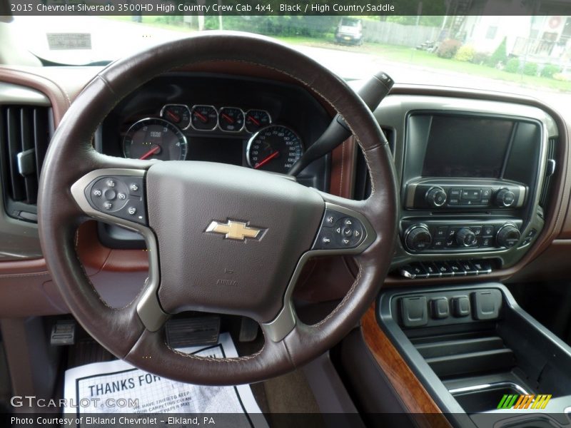 Black / High Country Saddle 2015 Chevrolet Silverado 3500HD High Country Crew Cab 4x4