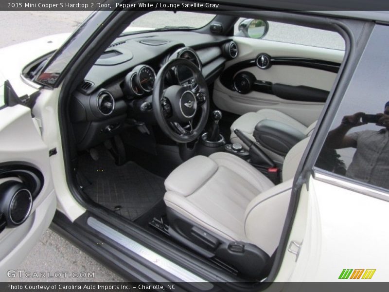  2015 Cooper S Hardtop 2 Door Lounge Satellite Gray Interior