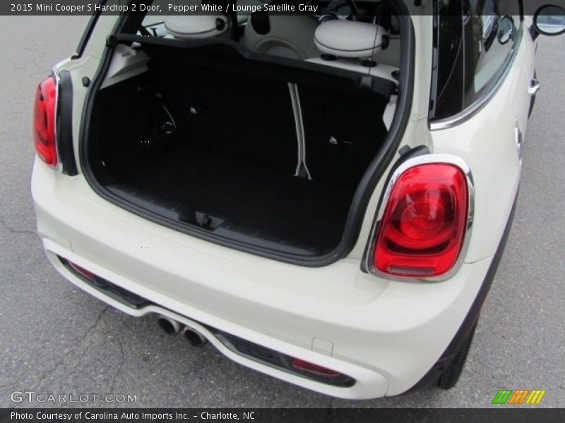 Pepper White / Lounge Satellite Gray 2015 Mini Cooper S Hardtop 2 Door