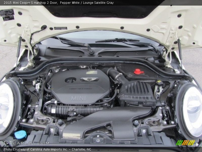  2015 Cooper S Hardtop 2 Door Engine - 2.0 Liter TwinPower Turbocharged DOHC 16-Valve VVT 4 Cylinder