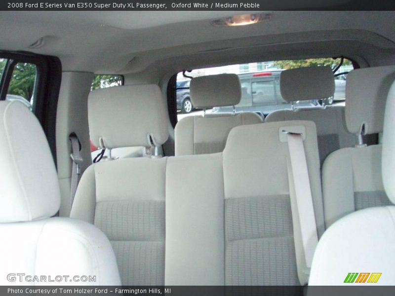 Oxford White / Medium Pebble 2008 Ford E Series Van E350 Super Duty XL Passenger