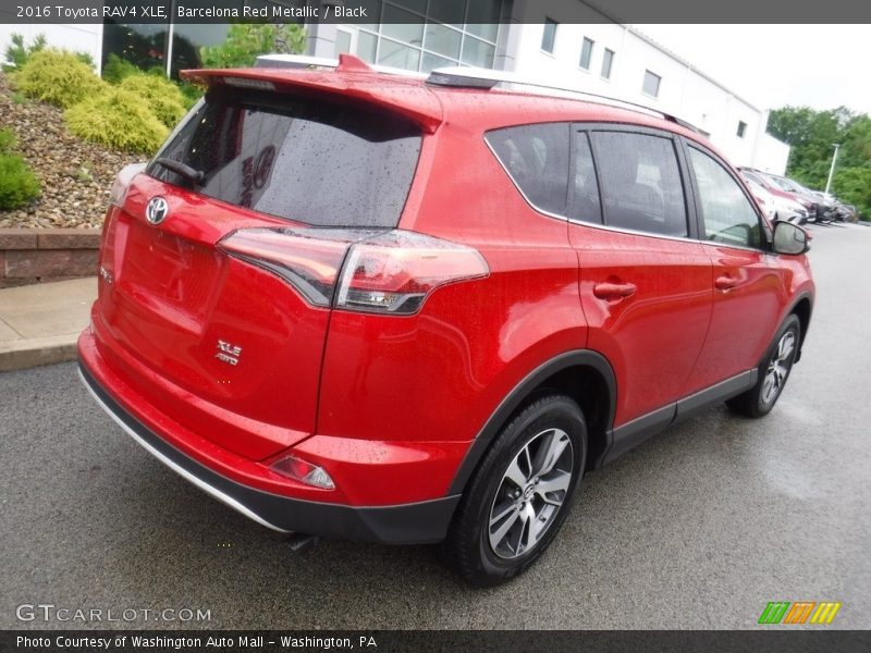 Barcelona Red Metallic / Black 2016 Toyota RAV4 XLE