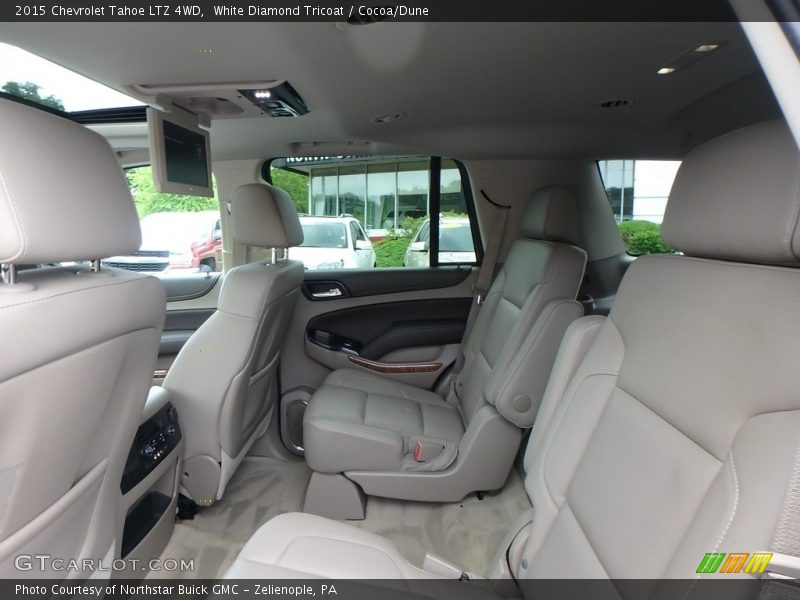 White Diamond Tricoat / Cocoa/Dune 2015 Chevrolet Tahoe LTZ 4WD