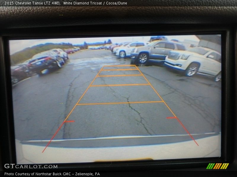 White Diamond Tricoat / Cocoa/Dune 2015 Chevrolet Tahoe LTZ 4WD