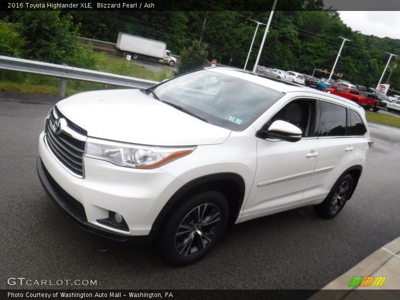Blizzard Pearl / Ash 2016 Toyota Highlander XLE