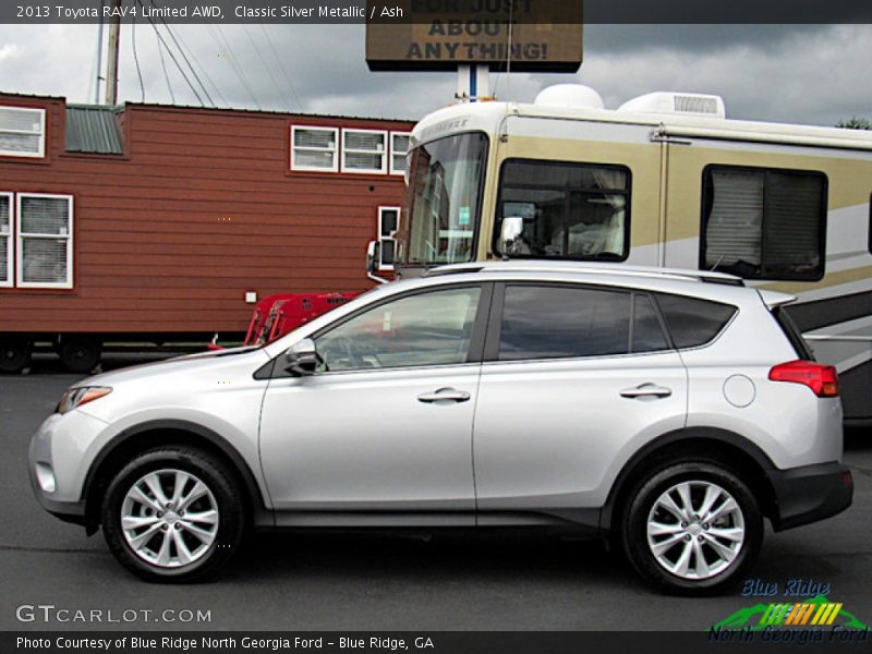 Classic Silver Metallic / Ash 2013 Toyota RAV4 Limited AWD