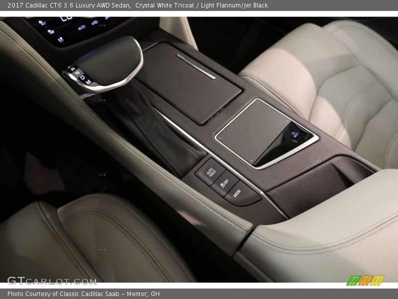 Crystal White Tricoat / Light Platinum/Jet Black 2017 Cadillac CT6 3.6 Luxury AWD Sedan