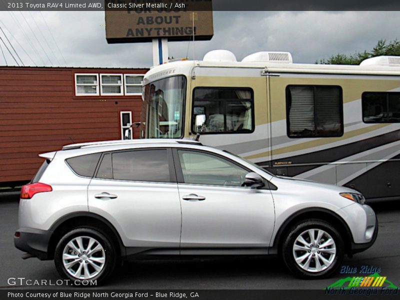 Classic Silver Metallic / Ash 2013 Toyota RAV4 Limited AWD