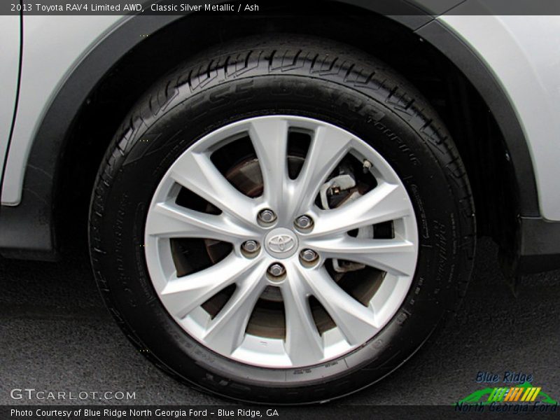 Classic Silver Metallic / Ash 2013 Toyota RAV4 Limited AWD