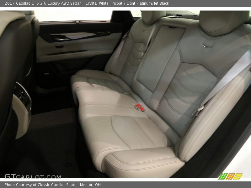 Crystal White Tricoat / Light Platinum/Jet Black 2017 Cadillac CT6 3.6 Luxury AWD Sedan
