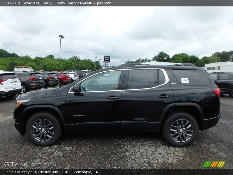 Ebony Twilight Metallic / Jet Black 2019 GMC Acadia SLT AWD