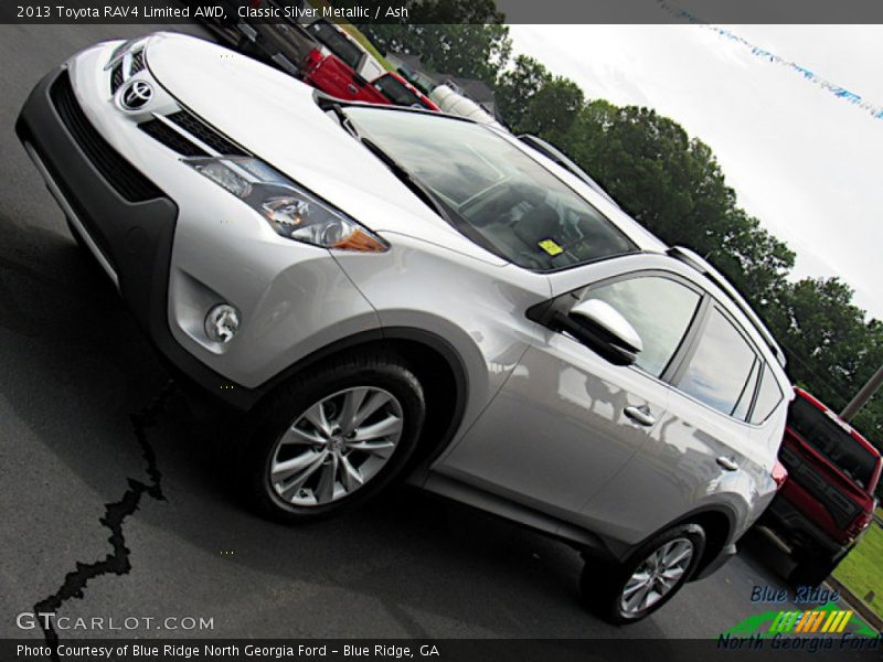Classic Silver Metallic / Ash 2013 Toyota RAV4 Limited AWD