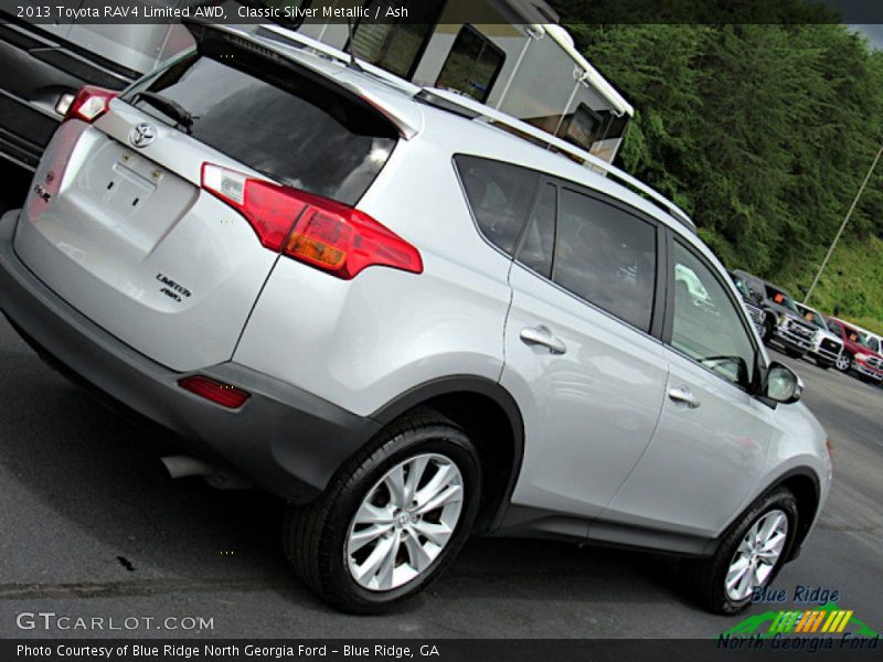 Classic Silver Metallic / Ash 2013 Toyota RAV4 Limited AWD