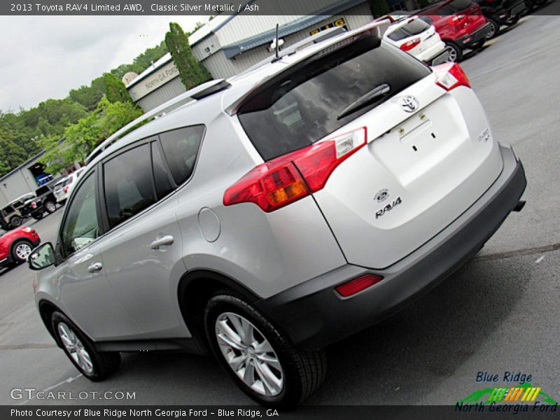 Classic Silver Metallic / Ash 2013 Toyota RAV4 Limited AWD