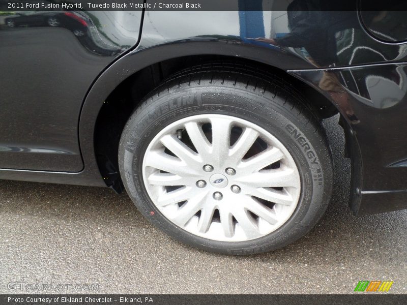 Tuxedo Black Metallic / Charcoal Black 2011 Ford Fusion Hybrid