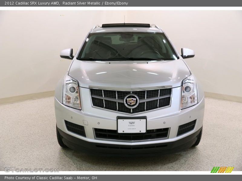 Radiant Silver Metallic / Ebony/Ebony 2012 Cadillac SRX Luxury AWD
