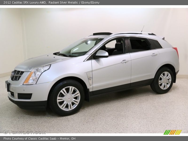 Radiant Silver Metallic / Ebony/Ebony 2012 Cadillac SRX Luxury AWD