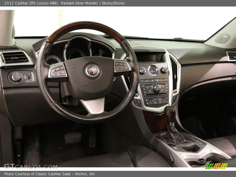 Radiant Silver Metallic / Ebony/Ebony 2012 Cadillac SRX Luxury AWD