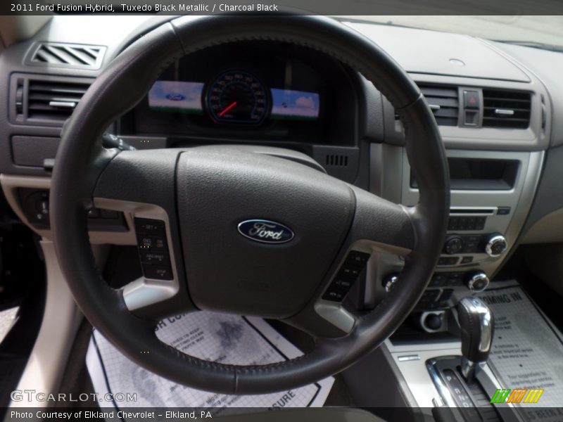 Tuxedo Black Metallic / Charcoal Black 2011 Ford Fusion Hybrid