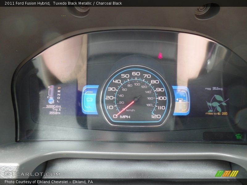 Tuxedo Black Metallic / Charcoal Black 2011 Ford Fusion Hybrid