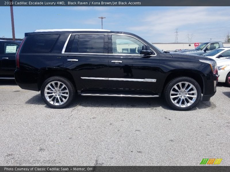 Black Raven / Kona Brown/Jet Black Accents 2019 Cadillac Escalade Luxury 4WD
