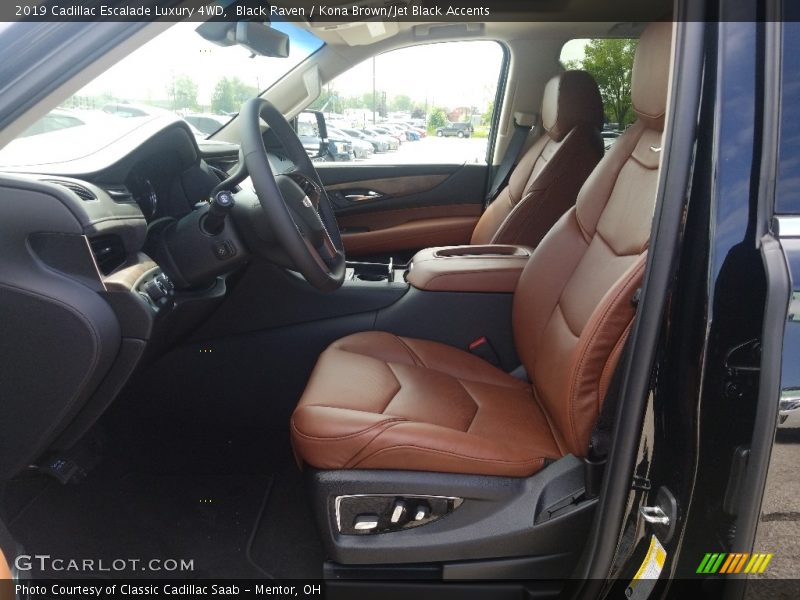 Black Raven / Kona Brown/Jet Black Accents 2019 Cadillac Escalade Luxury 4WD