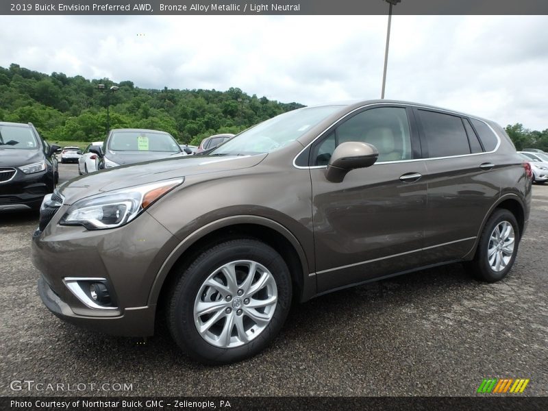 Bronze Alloy Metallic / Light Neutral 2019 Buick Envision Preferred AWD