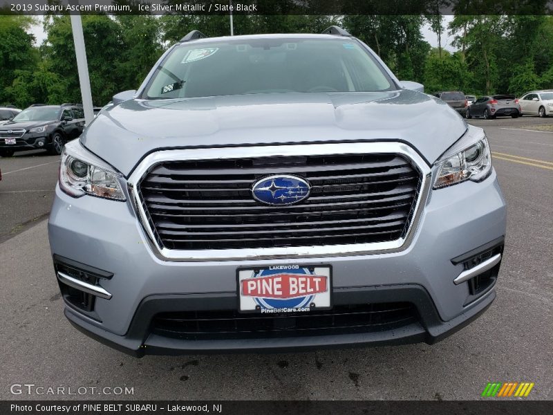 Ice Silver Metallic / Slate Black 2019 Subaru Ascent Premium