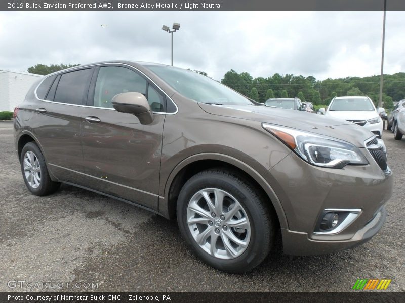 Bronze Alloy Metallic / Light Neutral 2019 Buick Envision Preferred AWD