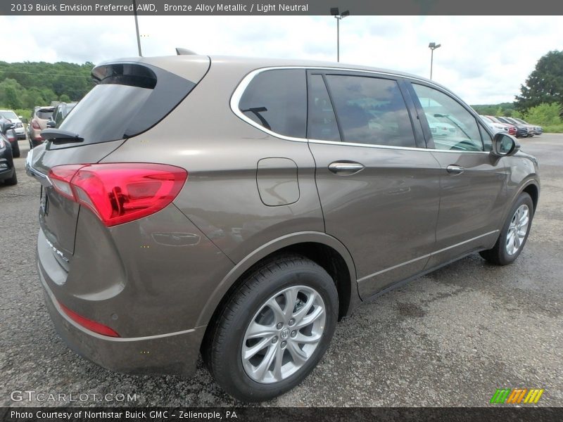 Bronze Alloy Metallic / Light Neutral 2019 Buick Envision Preferred AWD