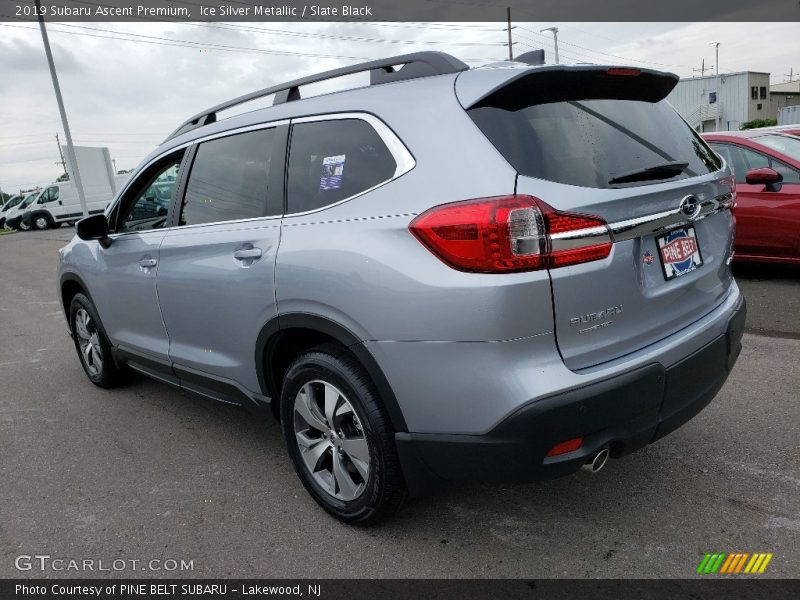 Ice Silver Metallic / Slate Black 2019 Subaru Ascent Premium