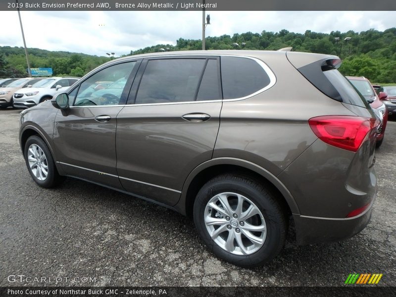 Bronze Alloy Metallic / Light Neutral 2019 Buick Envision Preferred AWD