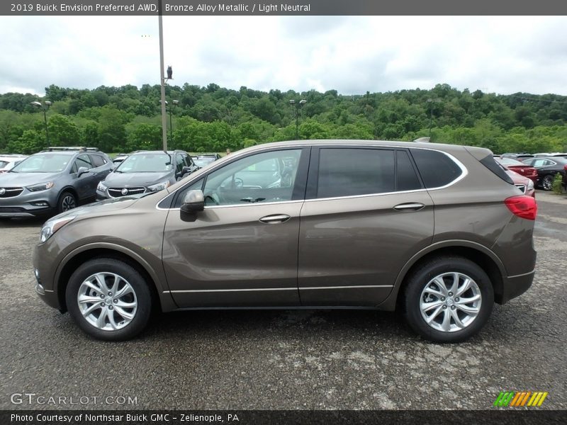 Bronze Alloy Metallic / Light Neutral 2019 Buick Envision Preferred AWD