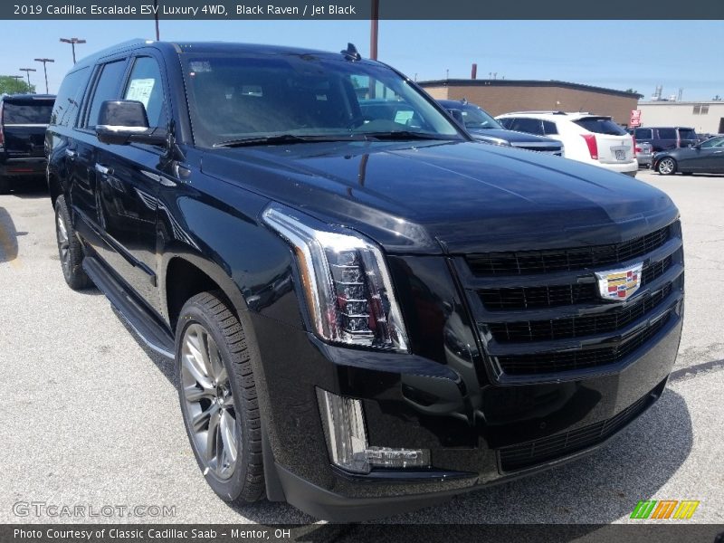 Black Raven / Jet Black 2019 Cadillac Escalade ESV Luxury 4WD