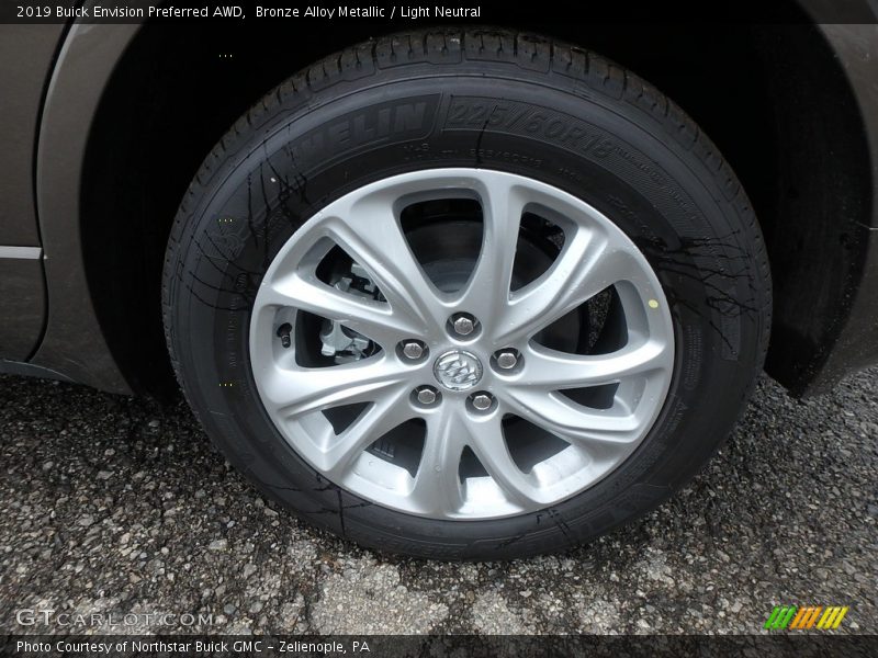 Bronze Alloy Metallic / Light Neutral 2019 Buick Envision Preferred AWD