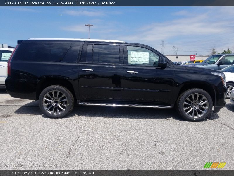 Black Raven / Jet Black 2019 Cadillac Escalade ESV Luxury 4WD