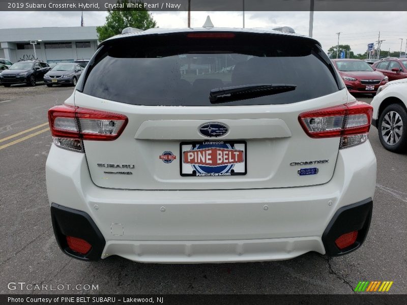 Crystal White Pearl / Navy 2019 Subaru Crosstrek Hybrid