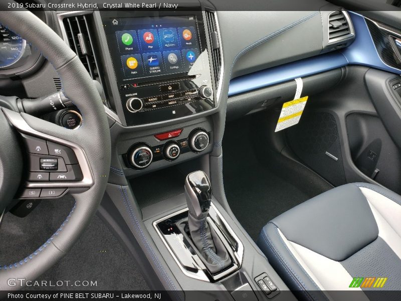 Crystal White Pearl / Navy 2019 Subaru Crosstrek Hybrid