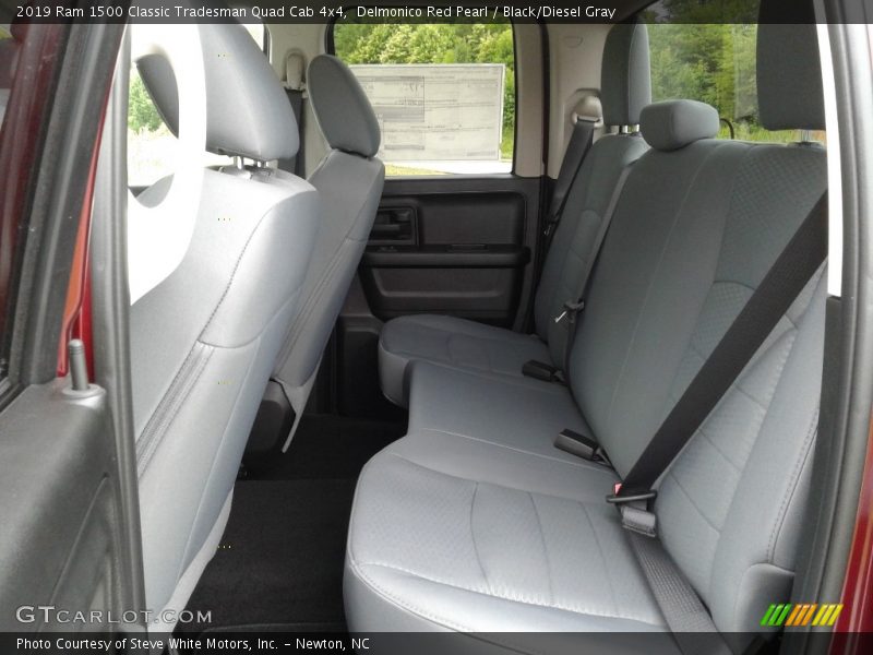 Rear Seat of 2019 1500 Classic Tradesman Quad Cab 4x4