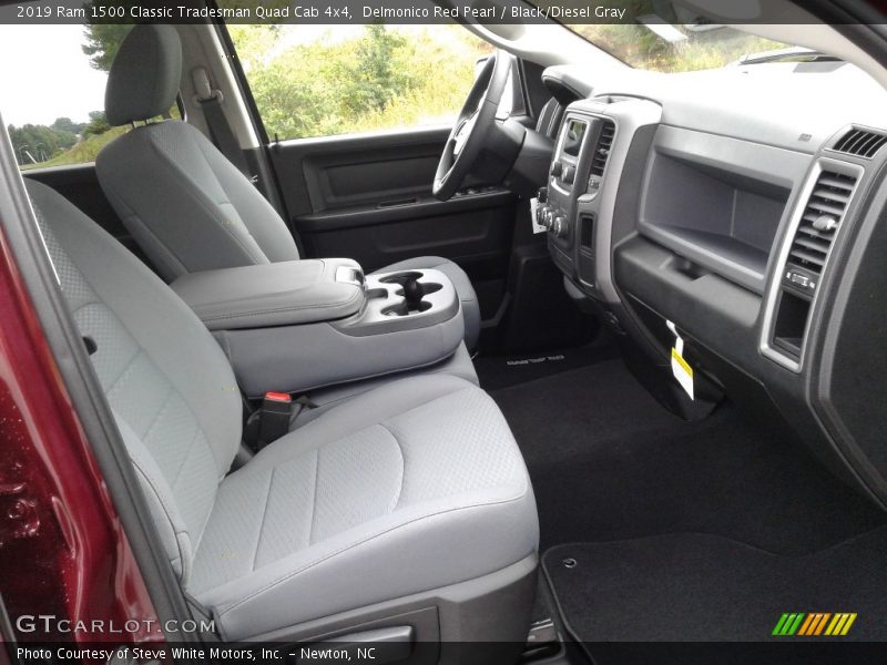  2019 1500 Classic Tradesman Quad Cab 4x4 Black/Diesel Gray Interior